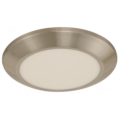 18W LED CEILING FIXTURE SATIN NICKEL FINISH