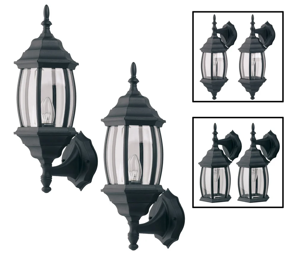 CANARM 2PK 1L OUTDOOR WALL 
